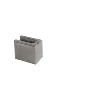 Forskalingsblokk 15cm halv m/ende