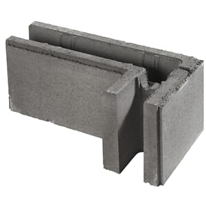 Forskalingsblokk 15cm hjørne