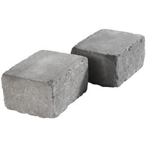 OBS FARGE Kubbemur L 27,4x20,5x13,7 Gråmix  (26,5stk pr kvm)