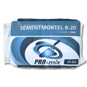 Mørtel B20 PRO-mix  25 kg