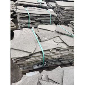 Oppdal Bruddskifer Mørk Små 2-3cm (Pris pr kvm)