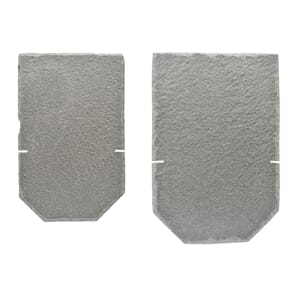 Alta Takskifer Rektangulær 18"/12" m/hakk 8-20mm(15,2stk/m2)