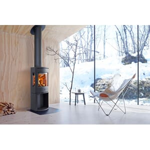 Komplett stålpipe ventilert