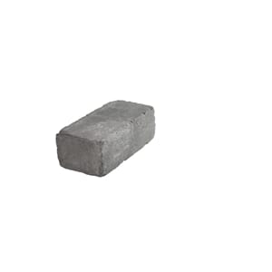 Kubbemur xl 39x19x13,8 flammet grå koks