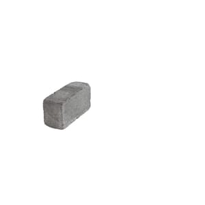Kubbemur S flammet grå/koks 274x102,5x137