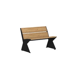 Tuva Rest Benk 2-Seter  m/Rygg RAL