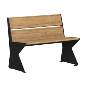 Tuva Time Benk 2-Seter m/Rygg RAL